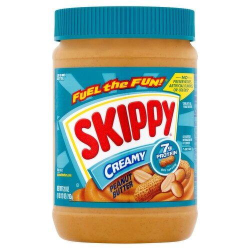 Skippy Creamy Peanut Butter, 28 oz