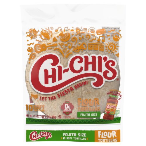 Chi-Chi's Flour Tortillas, 10 count, 17.5 oz