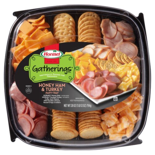 Hormel Gatherings Honey Ham & Turkey Party Tray, 28 oz