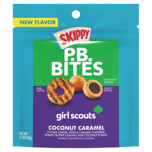 Skippy Girl Scouts Coconut Caramel P.B. Bites, 5.5 oz