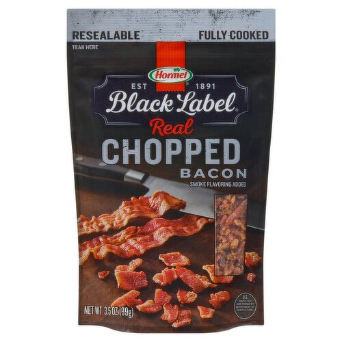 Hormel Black Label Real Chopped Bacon, 3.5 oz