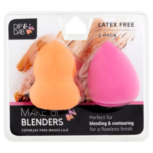 Jacent Dip & Dab Make-Up Blenders, 2 count