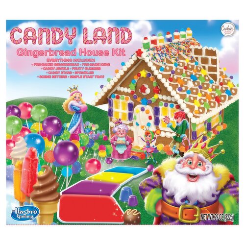 Hasbro Gaming Candy Land Gingerbread House Kit, 29 oz