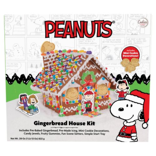 Peanuts Gingerbread House Kit, 29 oz