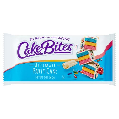 CakeBites Ultimate Party Cake, 3 count, 2 oz