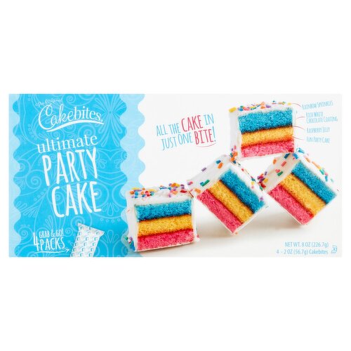 The Original Cakebites Ultimate Party Cake, 2 oz, 4 count