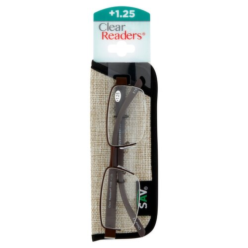 SAV Eyewear Clear Readers +1.25