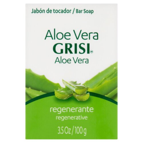 Grisi Regenerative Aloe Vera Bar Soap, 3.5 oz