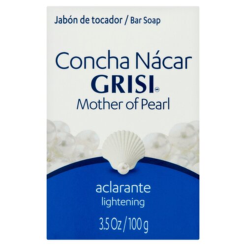 Grisi Mother of Pearl Lightening Bar Soap, 3.5 oz