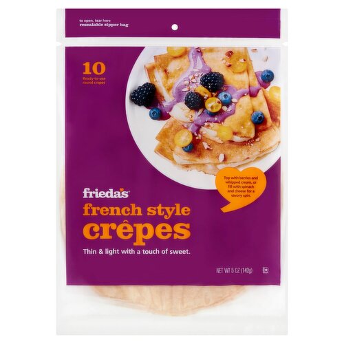 Frieda's French Style Crêpes, 10 count, 5 oz