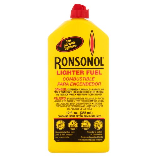 Ronsonol Lighter Fuel, 12 fl oz