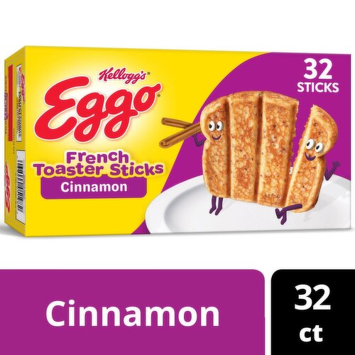 Kellogg's Eggo Cinnamon French Toaster Sticks, 32 count, 12.7 oz