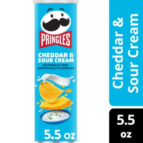 Pringles Cheddar and Sour Cream Potato Crisps, 5.5 oz