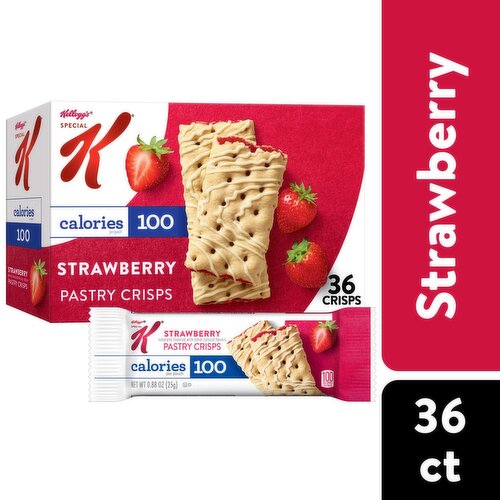 Kellogg's Special K Strawberry Pastry Crisps Value Size, 0.88 oz, 18 count