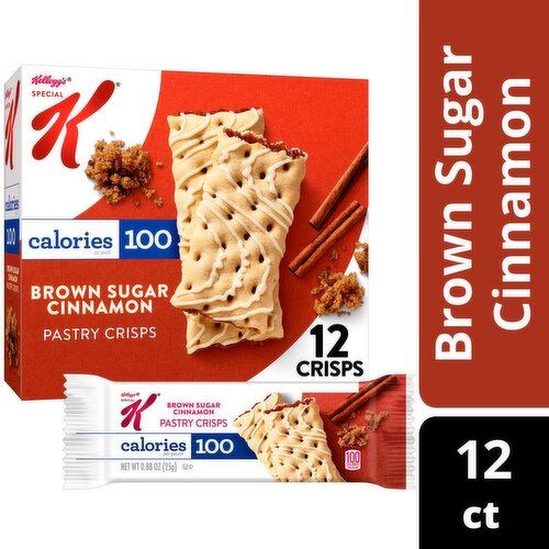 Kellogg's Special K Brown Sugar Cinnamon Pastry Crisps Bar, 0.88 oz, 6 count