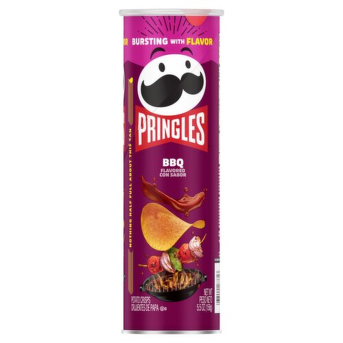 Pringles BBQ Flavored Potato Crisps, 5.5 oz