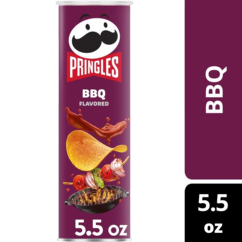 Pringles BBQ Flavored Potato Crisps, 5.5 oz