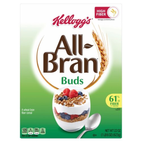 Kellogg's All-Bran Buds Cereal, 22 oz