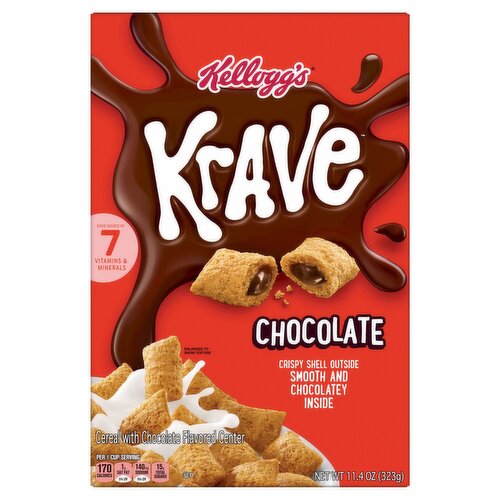 Kellogg's Krave Chocolate Cereal, 11.4 oz