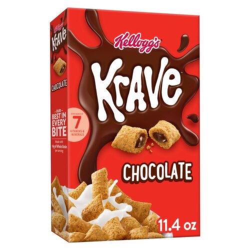 Kellogg's Krave Chocolate Cereal, 11.4 oz