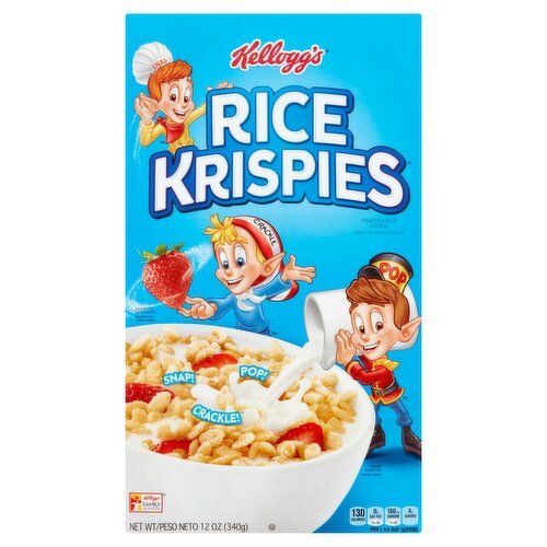 Kellogg's Rice Krispies Toasted Rice Cereal, 12 oz ShopRite