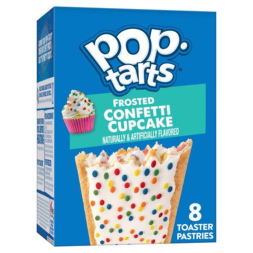 Pop-Tarts Frosted Confetti Cupcake Toaster Pastries, 8 count, 13.5 oz