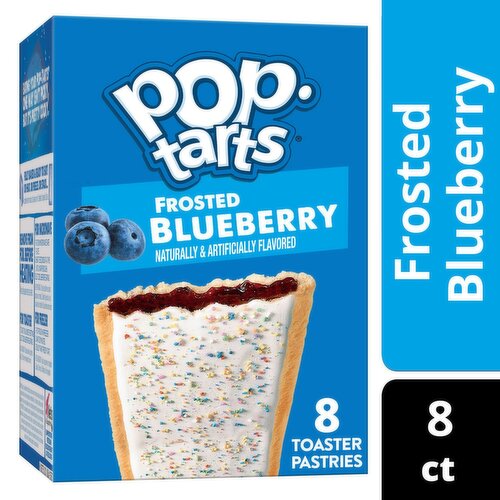 Pop-Tarts Frosted Blueberry Toaster Pastries, 8 count, 13.5 oz