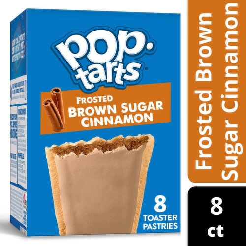 Pop-Tarts Frosted Brown Sugar Cinnamon Toaster Pastries, 8 count, 13.5 oz