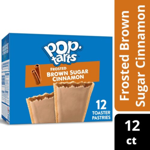 Pop-Tarts Frosted Brown Sugar Cinnamon Toaster Pastries, 12 count, 20.3 oz