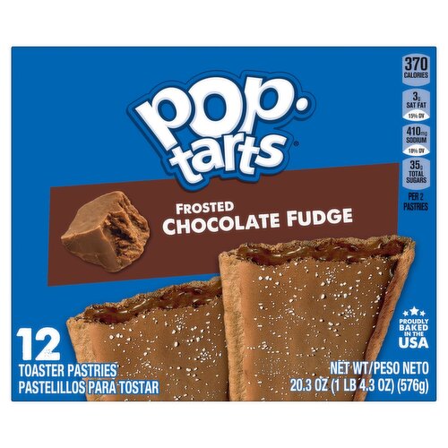 Pop-Tarts Frosted Chocolate Fudge Toaster Pastries, 12 count, 20.3 oz