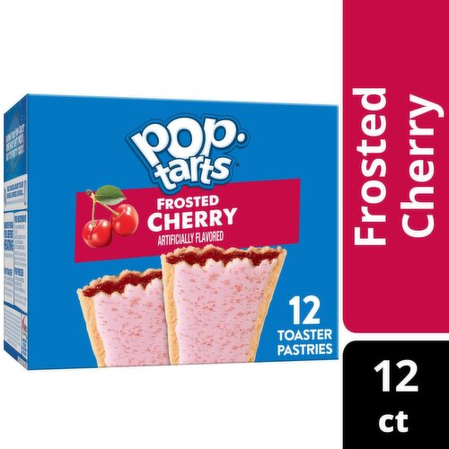 Pop-Tarts Frosted Cherry Toaster Pastries, 12 count, 20.3 oz