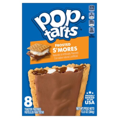 Pop-Tarts Frosted S'mores Toaster Pastries, 8 count, 13.5 oz