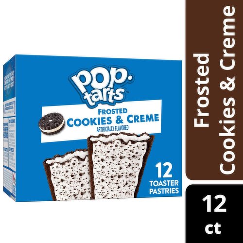 Pop-Tarts Frosted Cookies & Crème Toaster Pastries, 12 count, 20.3 oz