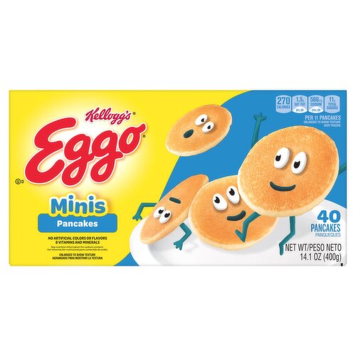 Kellogg's Eggo Minis Pancakes, 40 count, 14.1 oz