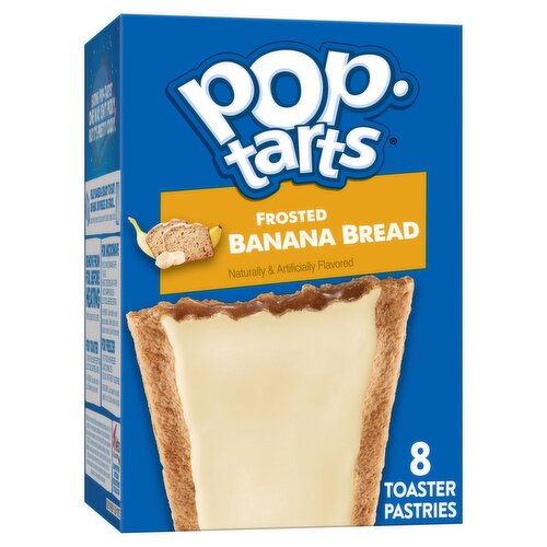 Pop-Tarts Frosted Banana Bread Toaster Pastries, 8 count, 13.5 oz