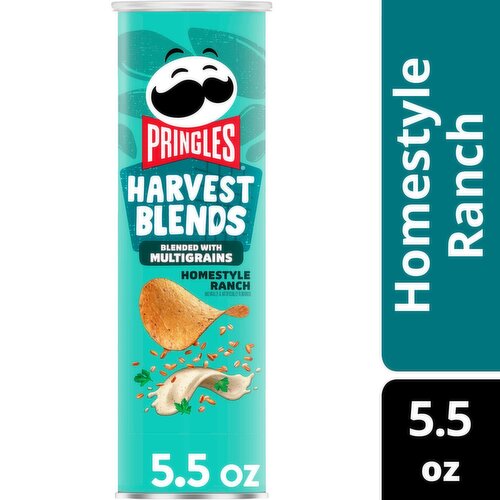 Pringles Harvest Blends Homestyle Ranch Potato Crisps, 5.5 oz