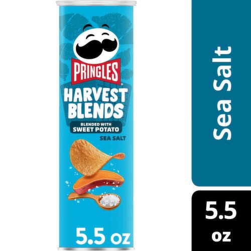 Pringles Harvest Blends Sea Salt Potato Crisps, 5.5 oz