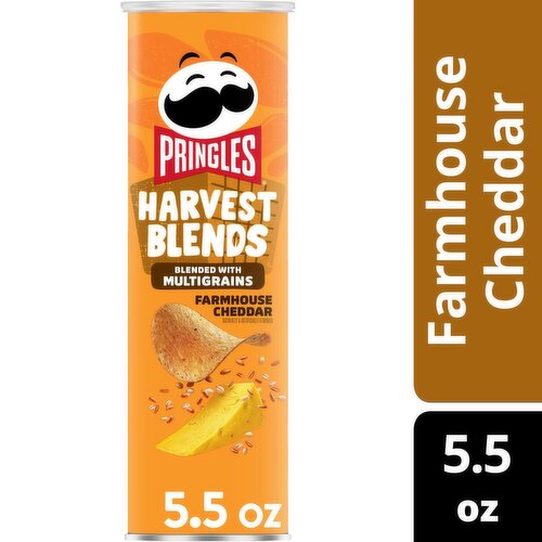 Pringles Harvest Blends Farmhouse Cheddar Potato Crisps, 5.5 oz