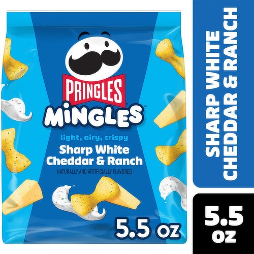 Pringles Mingles Sharp White Cheddar & Ranch Puffed Snacks, 5.5 oz