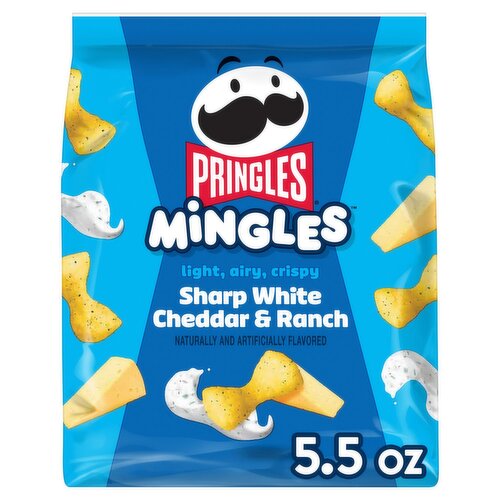 Pringles Mingles Sharp White Cheddar & Ranch Puffed Snacks, 5.5 oz