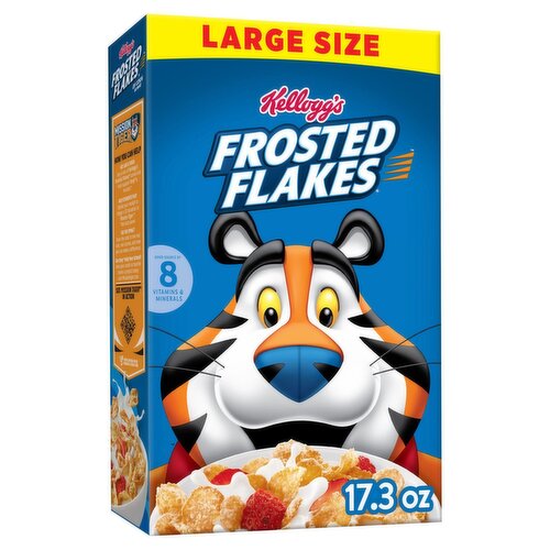 Kellogg's Frosted Flakes of Corn Cereal Large Size, 17.3 oz