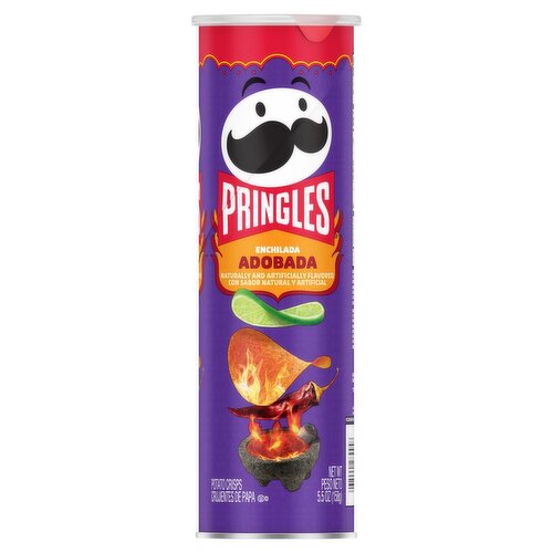 Pringles Enchilada Adobada Potato Crisps, 5.5 oz