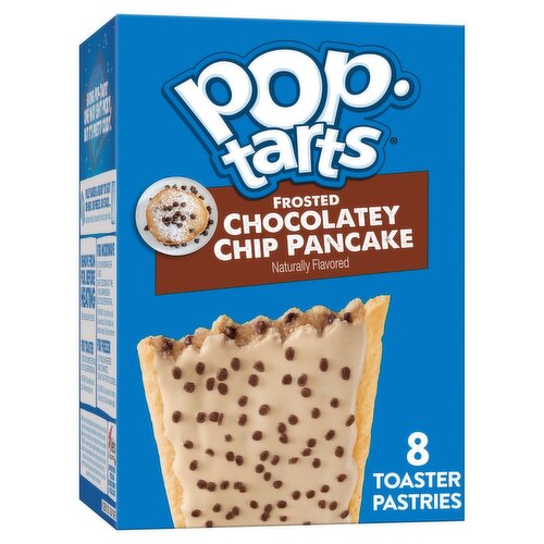 Pop-Tarts Frosted Chocolatey Chip Pancake Toaster Pastries, 8 Count, 13.5 oz