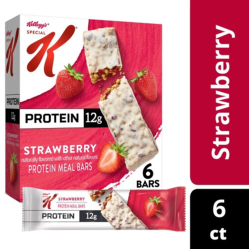 Kellogg's Special K Strawberry Protein Meal Bars, 1.59 oz, 6 count