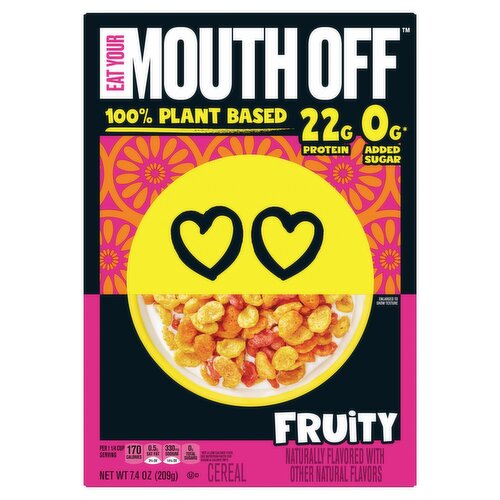 Eat Your Mouth Off Fruity Breakfast Cereal, 7.4 oz