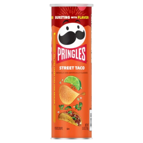 Pringles Street Taco Potato Crisps, 5.5 oz