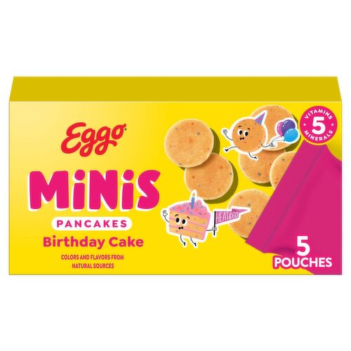 Eggo Minis Birthday Cake Pancakes, 1.69 oz, 5 count
