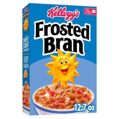 Kellogg's Frosted Bran Crunchy Bran Flakes Cereal, 12.7 oz