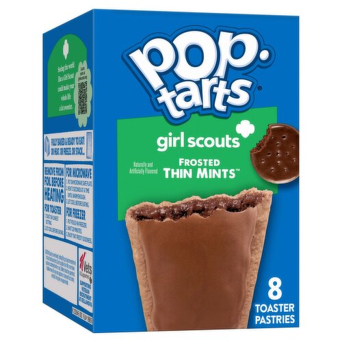 Pop-Tarts Girl Scouts Frosted Thin Mints Toaster Pastries, 8 count, 13.5 oz