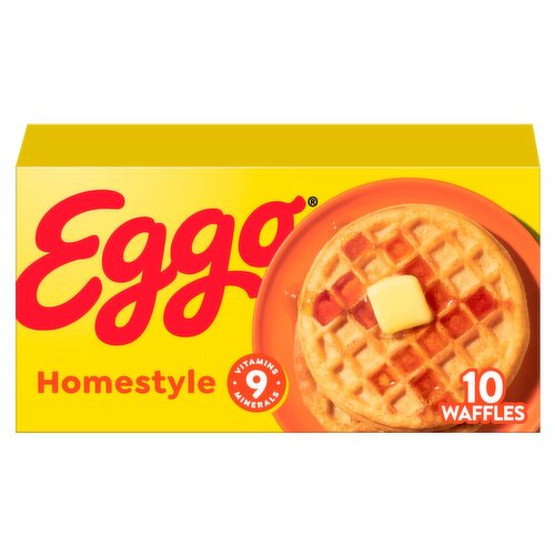 Kellogg's Eggo Homestyle Waffles, 10 count, 12.3 oz